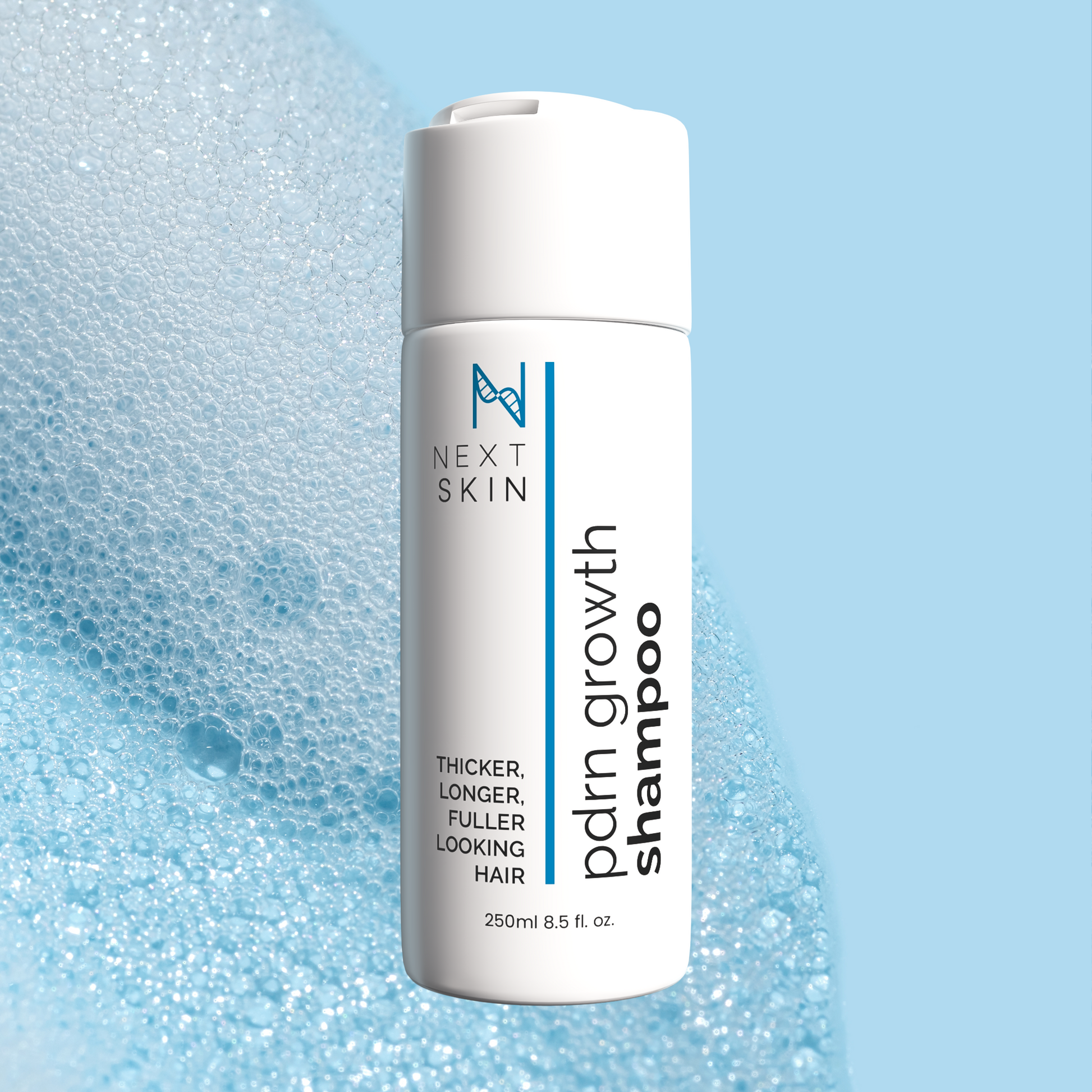 PDRN Growth Shampoo packaging detail